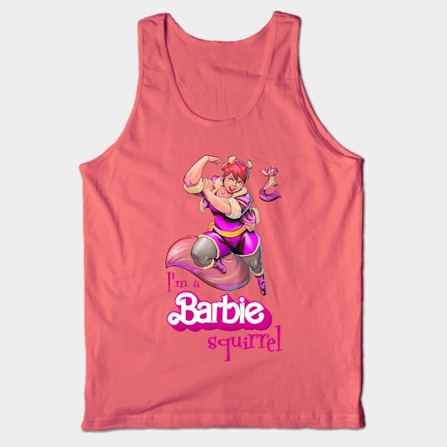 I'm a Barbie Squirrel Tank Top by INLE Designs